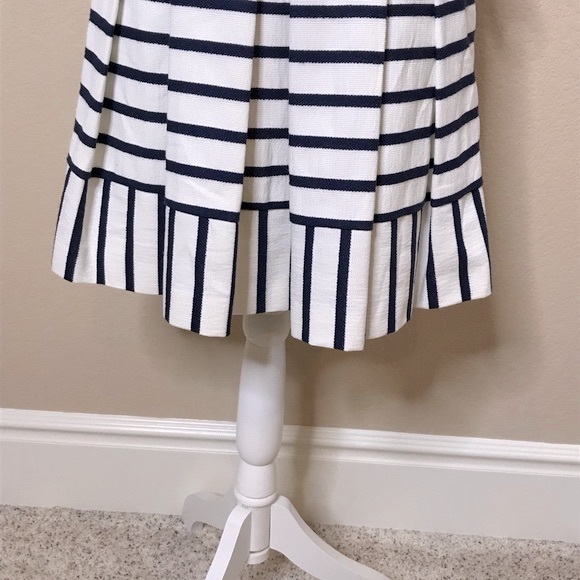 Eliza J Striped Fit & Flare Dress Size 2P - Picture 9 of 15